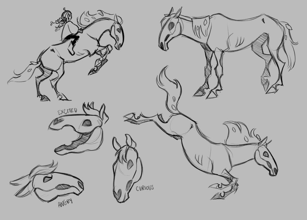 Rain Boots kelpie sketches